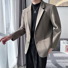 轻熟风~秋冬休闲呢子西装外套F850/P125，男装西服套装，电商B331