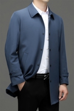 BF22631钱塘2020-2中年男士商务休闲薄款春秋新款夹克外套P165，男装夹克，钱塘207-2