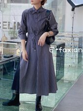 秋季新款收腰连衣裙，女装连衣裙，E.FAXIAN伊发现