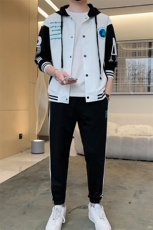 2024秋冬季卫衣棒球服连帽男装两件套青少年运动休闲套装DF316P70，男装休闲套装，电商A086