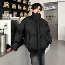 现货冬季立领百搭休闲加厚纯色棉衣A071-995-P95，男装棉衣，电商A071