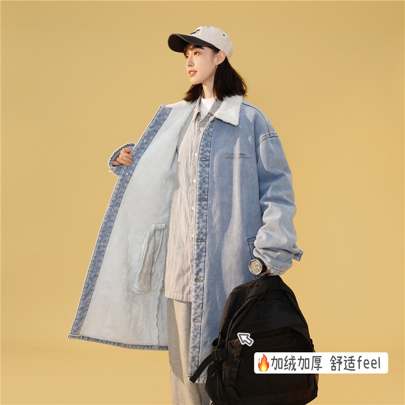 FY645J-P98-限价148M-5XL女中性羊羔毛长款棉服冬装大码cityboy,男装棉衣,星座116
