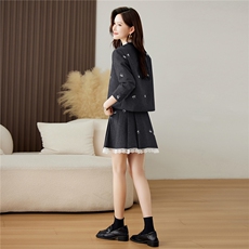 2025年秋季两件套,时髦优雅，烘托气质，女装套装/套裙，江南富贵女