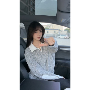 美式重磅雪尼尔长袖T恤男秋冬季打底衫polo衫加绒加厚卫衣外套男图片