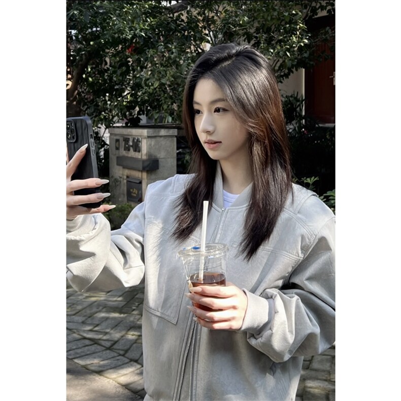GOSNACE秋季短款夹克潮棒球服外套男女同款DY195-P80网图,男装夹克,星座1213