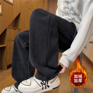 ！2025秋冬新款男士加绒加厚直筒休闲裤WK2141特P35加绒P45图片