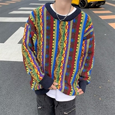 美式圆领毛衣男慵懒风休闲针织衫M136P48，男装针织衫/毛衣，星座1116-2