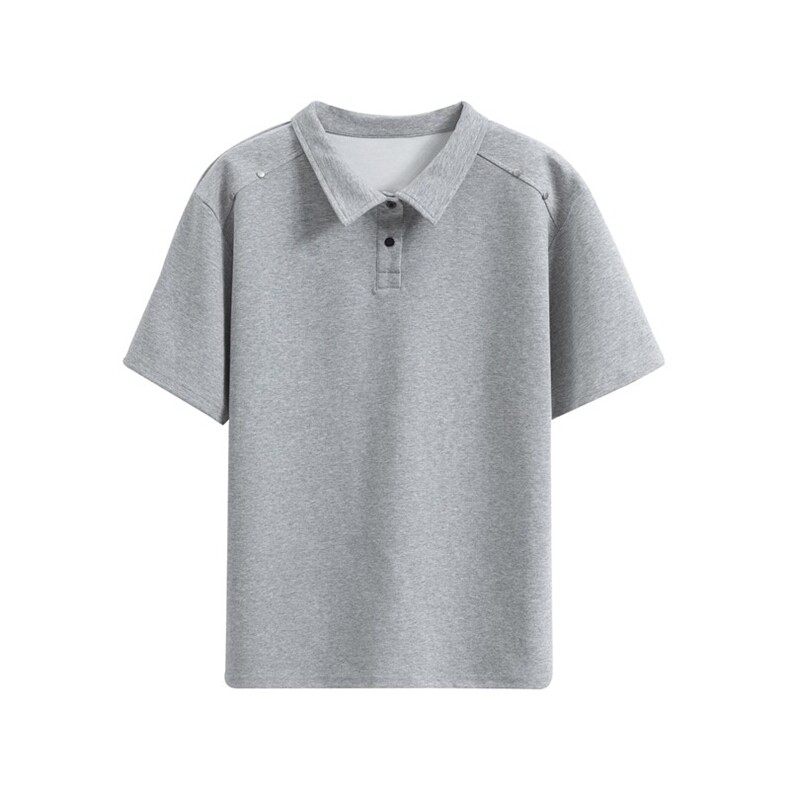 夏季新款港风日系纯色亨利领立领短袖T恤男潮XZ213-TX20-P35控58,男装T恤,星座213