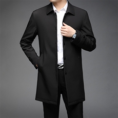 新款冬季加厚棉衣男中老年夹克长款男装中年羽绒棉服ZL62199-L205，男装棉衣，电商B212（原钱塘6029）