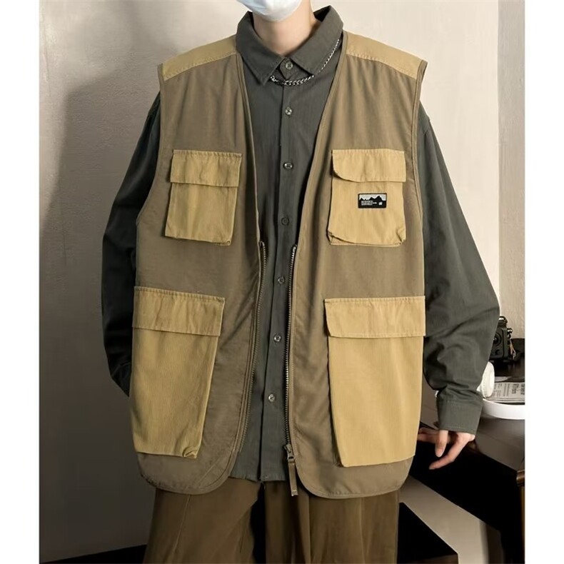 青春流行标准斜纹马甲GM15P42，男装背心/马甲，星座1116-2