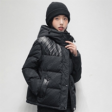 90绒羽绒服女高级感2025年新款冬季女韩版短款宽松鸭绒，女装羽绒服，灵动羽绒服工厂