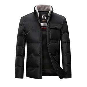 S78190冬季男士白鸭绒羽绒服保暖外套修身潮流帅气P216图片