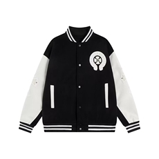 时尚美式复古设计感棒球服外套女春秋2025新款夹克学院风潮牌，男装夹克，星座302B