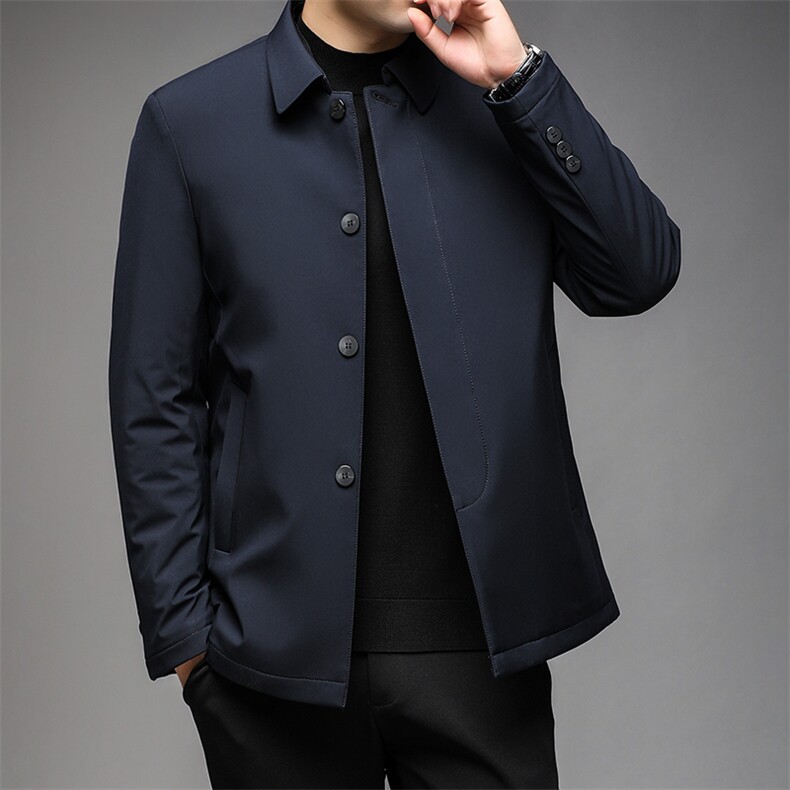 中年男士棉衣2023冬季新款商务休闲爸爸冬装加厚保暖棉服外套,男装棉衣,电商B212（原钱塘6029）