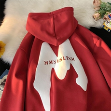 连帽卫衣男女宽松设计感发泡秋冬新款宽松潮韩版上衣服WY4311-P40，男装卫衣，星座1008-2