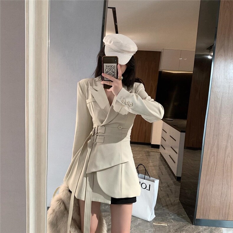 8969收腰西装裙，女装西装，XTZ style