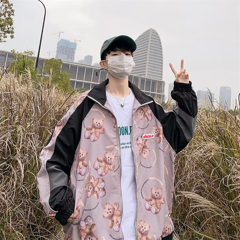 美式高街小众破反光夹克外套ST01P50,男装夹克,星座1116-2