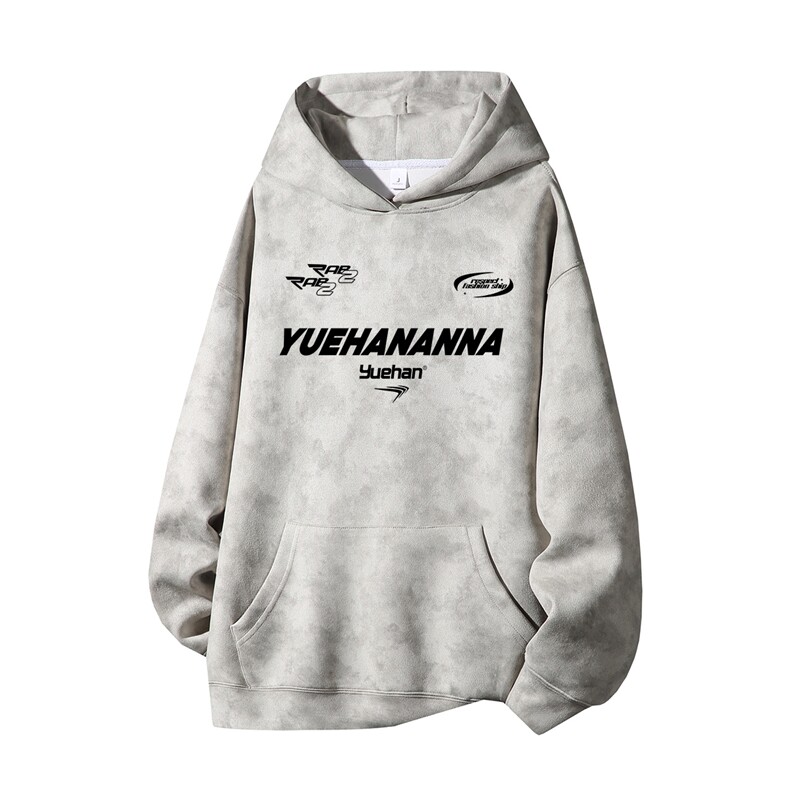 得物供货、重磅420克现货麂皮绒扎染卫衣HD019-1-WL25387ZR-P45,男装卫衣,电商019-1