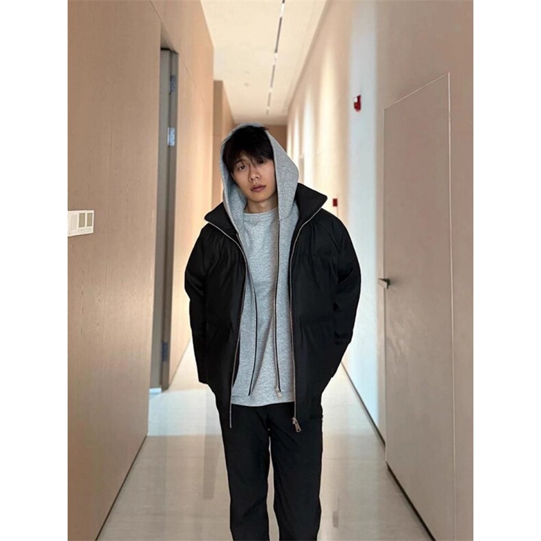 现货假两件PU皮连帽棉衣ZM0167-P88,男装棉衣,星座313A(原308A-2)