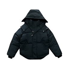 B10/P108控148冬季黑色系休闲百搭工装式连帽棉衣外套男黑首1，男装棉衣，星座305B
