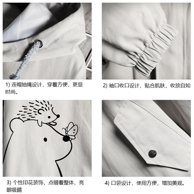 JK41166-P85加棉款-P115纯棉连帽夹克男士大码工装夹克男网格,男装夹克,电商A040A