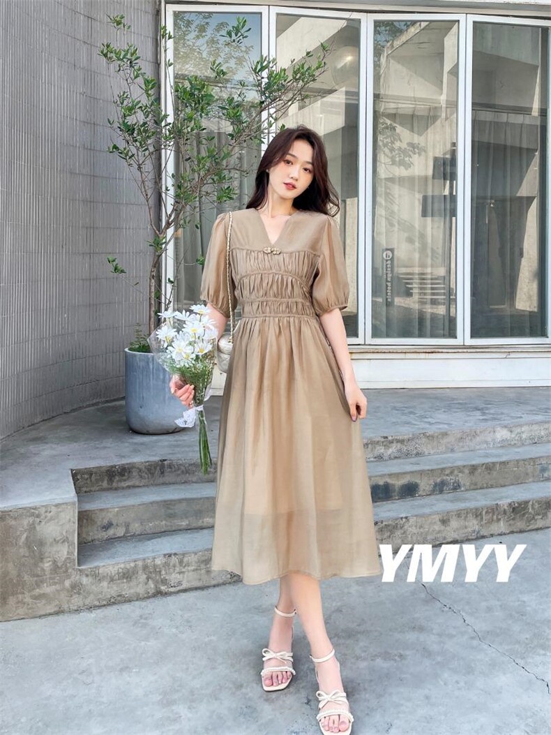 现货夏季新款全名补单连衣裙，女装连衣裙，依美依缘