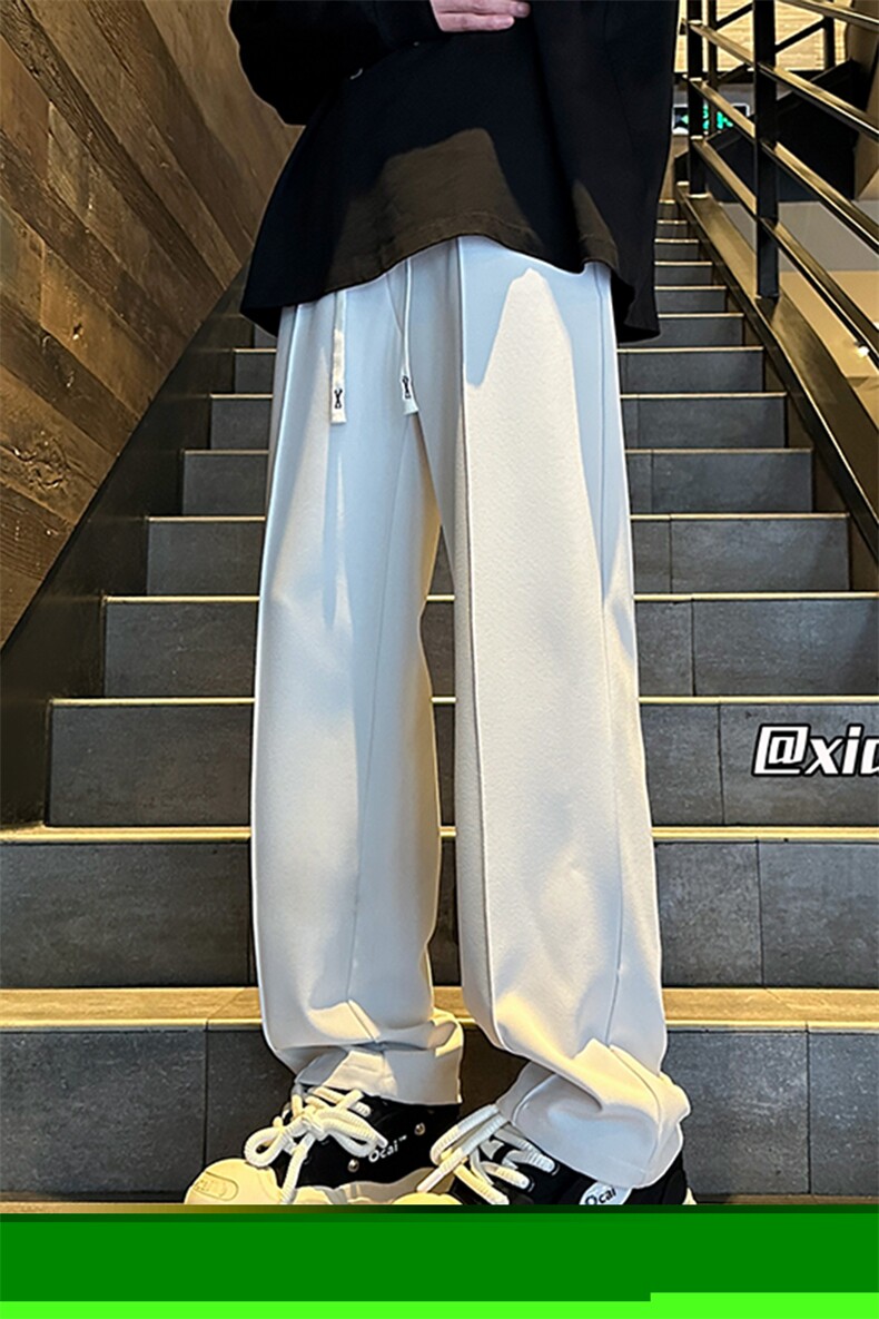 XZ616秋季新款重磅气质型设计款折缝西裤休闲裤TY2432P55控68,男装西裤,星座512A（原616）