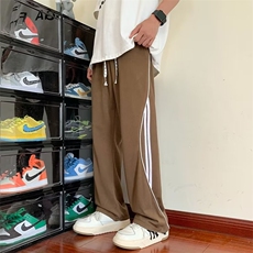 潮休闲裤直筒微弹纯色长裤男时尚潮牌夏季休闲裤B107P38，男装休闲裤，星座1116-2