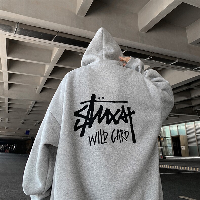 美式连帽卫衣男高级感外套hiphop上衣潮N001P60控88,女装短外套,星座307A