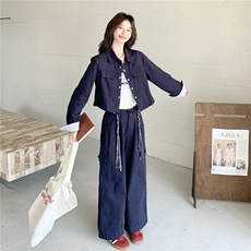 秋装新款！大量！外套背心工装裤三件套2C133-8979-P185-K248，女装套装/套裙，2C133