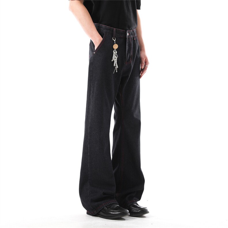 903-AB01-P45【S-XXL】原牛修身小脚微喇牛仔裤3,男装牛仔裤,星座903