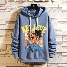 纯棉连帽卫衣男大码运动帽衫宽松薄砖墙WY2271-P35，男装卫衣，电商A040A