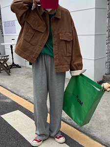 春季新款休闲牛仔外套图片