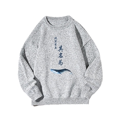 加厚加绒毛衣男大码毛线衣男针织衫M19261-P45加绒款-P65网格，男装针织衫/毛衣，电商A040A