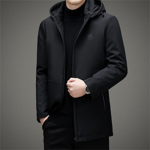 BAMJ-8903钱塘2020-2中年男士冬季厚款商务休闲连帽羽绒服P200图片