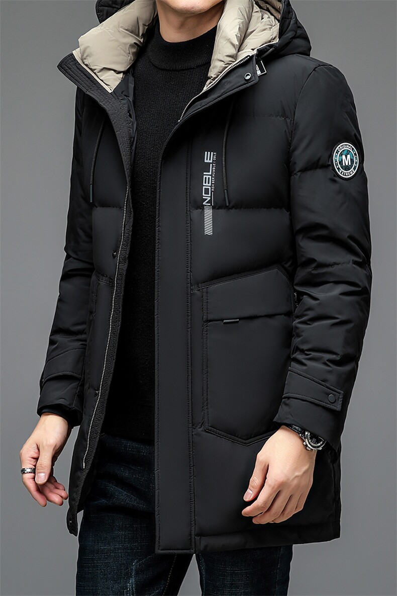 羽绒服秋冬季羽绒外套百搭风衣保暖羽绒商务休闲上衣HD6807-P330,男装羽绒服,星座1105-3