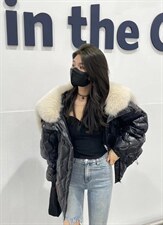 冬季新款天使之翼皮草羽绒服，女装皮草，邱小姐