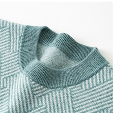 圆领长袖男士2025新款男士加厚，男装羊绒套衫，祥特羊绒