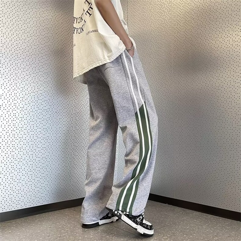 长裤直筒休闲裤字母印花宽松型休闲裤微弹男夏季潮牌K103,男装休闲裤,星座1116A-1（原606A）