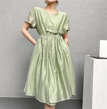 2022新款夏季韩版宽松连衣裙，显瘦遮肉款，女装连衣裙，序儿