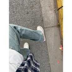 【网图】水洗复古蓝破洞牛仔裤男美式高街cleanfit裤子NZ09WW-P48，男装牛仔裤，星座1007（原301D）