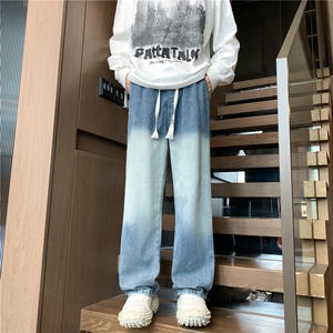 渐变色水洗牛仔裤 A158-NZK8301-P35特批图片