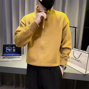 1506A/G50040/P58立领针织开衫外套男士春秋冬季1图片