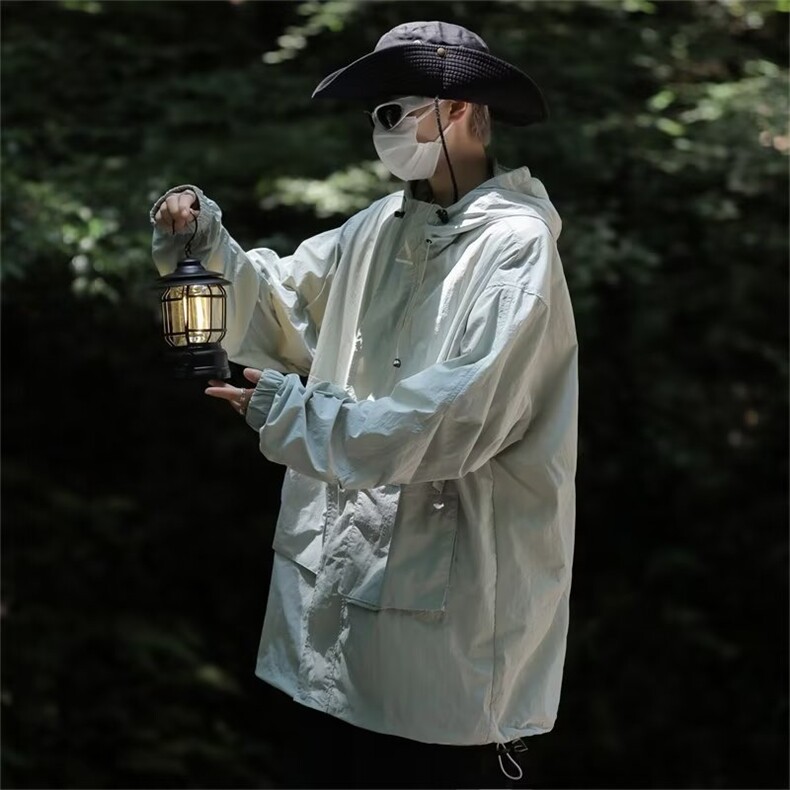 防紫外线防晒衣夏季潮流薄款宽松外套男式美式W110P43,男装夹克,星座1116-2