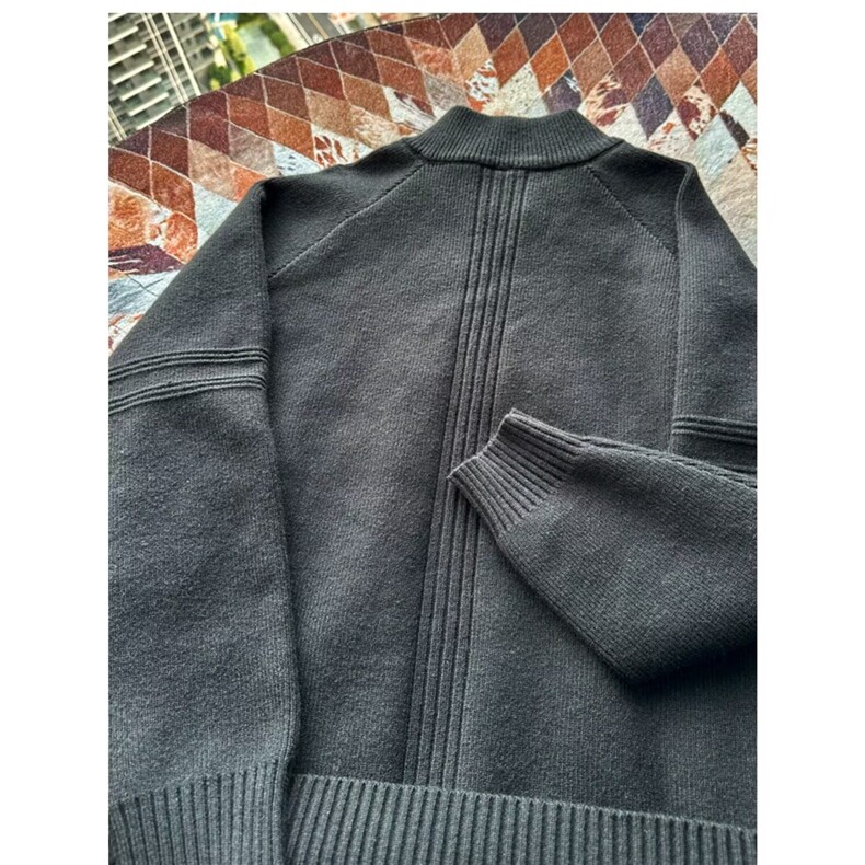 M335-P65新款百搭慵懒原宿简约气质高品质高克重毛衣潮流文艺,男装针织衫/毛衣,电商B323A