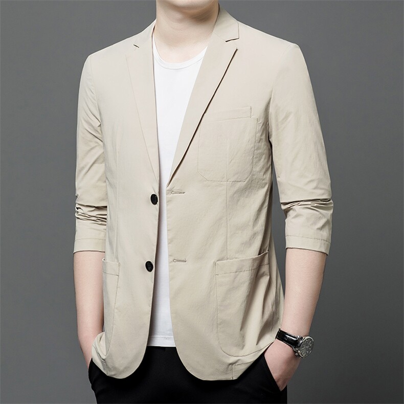 A332705春秋款男士西服薄款轻便外套简约男装P170,男装西服,电商B360