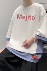 大皂辉电商A088-DH4002-P40100棉夏季新款大码宽松短袖T恤男1，男装T恤，电商A088