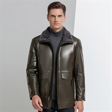 21冬季皮衣男加绒休闲立领夹克冬季加厚加绒男士外套YN2108-P250，男装皮衣，电商B212（原钱塘6029）