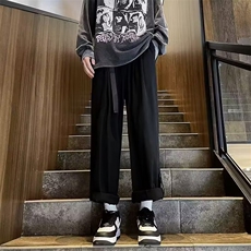美式复古高街工装裤男直筒阔腿休闲裤新款K962-P45，男装休闲裤，星座308B-2
