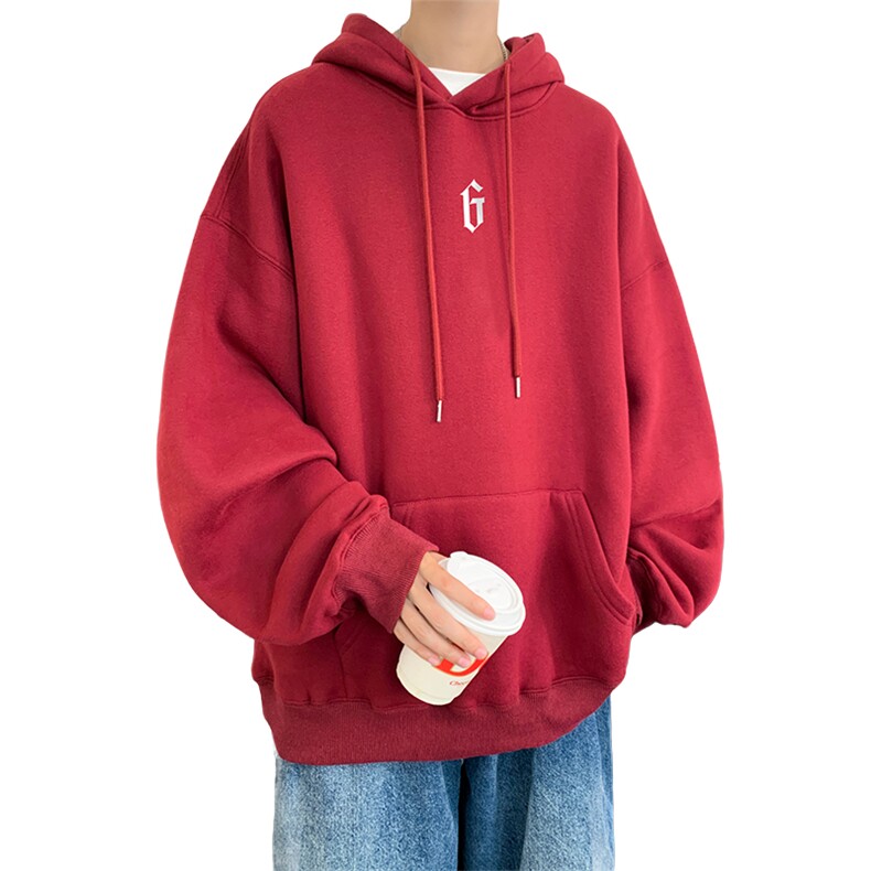 ！连帽圆领卫衣男装港风帽衫男LM84-P35,男装卫衣,电商B367